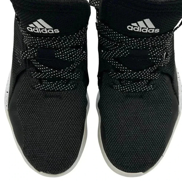 Adidas Men 8 Women 9.5 Rose 773 FX7123 Basketball Shoes Black & White Athleisure - Picture 6 of 16